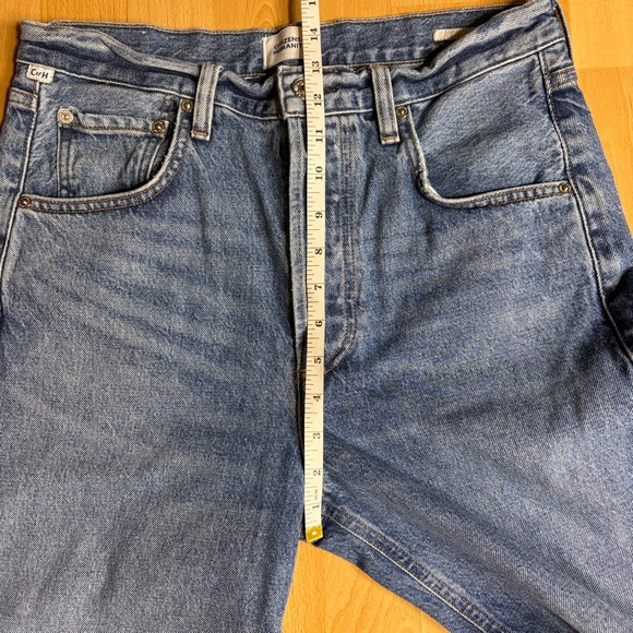 Citizens Of Humanity Ayla Barrel Bow Leg Jean in Telegraph Raw Hem 27 - Picture 15 of 16
